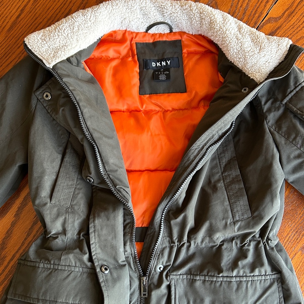 DKNY Anorak Parka Jacket Size Small - Picture 1 of 16